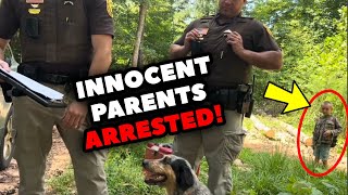 Mom Pleads as COPS Arrest BOTH PARENTS in Front of 7year Old Son [upl. by Kurtz269]