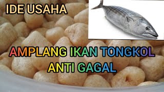 RESEP CARA MEMBUAT KERUPUK AMPLANG IKAN TONGKOL ANTI GAGAL  KERUPUK GETAS  KERUPUK ATOM [upl. by Russo435]