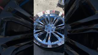 Plasti dip never gets old On 26” rims Escalade reps [upl. by Cid522]