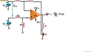 Differential Amplifier With One Op Ampहिन्दी [upl. by Glynnis331]