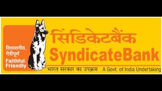 THE POST OF PROBATIONARY OFFICER Syndicate Bank EXAM PATTERN [upl. by Lohner772]