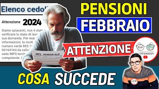 INPS⚠️ PENSIONI FEBBRAIO 2024 ➡ CEDOLINI e DETTAGLIO BLOCCATI con NOVITà AUMENTI NETTI quando [upl. by Hough718]