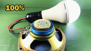 2021 Free Energy Generator Coil Self Running Using By Speaker Magnet 100 [upl. by Paver882]