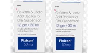 Fixican 50 mg DRY SYRUP Suspension [upl. by Laing]