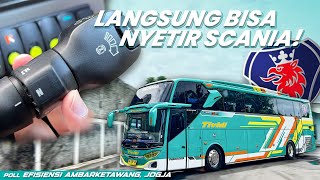 BEGINI CARANYA NYETIR BUS SCANIA K360iB ‼️ Opticruise Transmission Scania K360iB [upl. by Norbel]