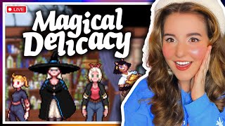 FIRST LOOK at Magical Delicacy a Cozy Witch Cooking Game✨ [upl. by Ahseital]