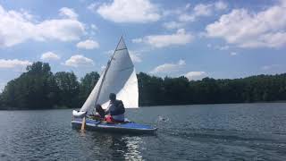 Faltboot Segeln auf dem Schwarzen Faltertreffen 2019 auf der Müritz Seeplatte [upl. by Aniryt931]