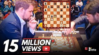 When arch rivals meet Magnus Carlsen vs Hikaru Nakamura [upl. by Salta]