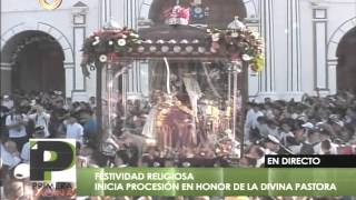 Inició la procesión de la Divina Pastora [upl. by Beitris]