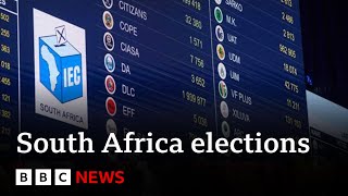 South Africa ANC vote collapses in historic election  BBC News [upl. by Sotnas]