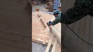 Cutting process of edge for anti corrosion cabin roof [upl. by Rosner]