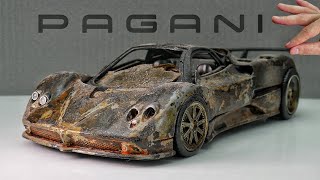 Restoration Abandoned Pagani Zonda F  Restoration of extreme sports car Pagani Zonda F [upl. by Ivonne]