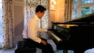 Chopin  Godowsky Revolutionary Etude for Left Hand Only [upl. by Ezaria587]