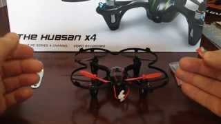 Hubsan X4 Drone and Video Flight Recording [upl. by Llenrup]