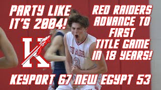 Keyport 67 New Egypt 53  Central Group 1 Semifinal  Boys Basketball Highlights [upl. by Ttebroc764]