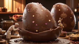 How To Make a Giant Chocolate Easter Egg [upl. by Githens]