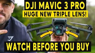 DJI MAVIC 3 PRO REVIEW  THREE CAMERAS ON ONE DRONE [upl. by Dyal]