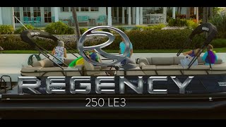 REGENCY 250 LE3 Pontoon Boat [upl. by Nyrhtakyram]