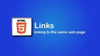 HTML5 and CSS3 Beginner Tutorial 8  Link linking to the same page [upl. by Orsa]