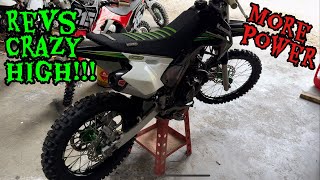 Klx140 BBR Rev Box  More Upgrades You Must DoCarb tuning and spark plug reading [upl. by Ardnuasak]