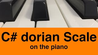 C Dorian Scale Piano Tutorial✨ [upl. by Paloma]