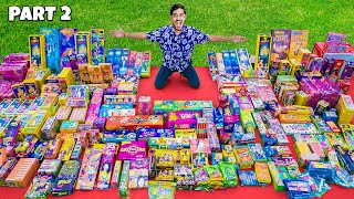 NEW DIWALI STASH TESTING🔥 अजीबोगरीब पटाखो का मज़ा😍 Unexpected Crackers [upl. by Aicilav]