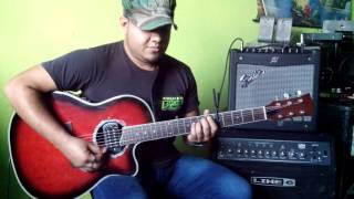 Debate de 4 Romeo Santos ft L Vargas R Rodriguez A Santos cover guitar Danny Methal [upl. by Yssirk]