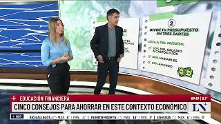 Educación financiera cinco consejos para ahorrar en este contexto económico [upl. by Kiehl]