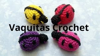 VAQUITA San Antonio o Mariquita amigurumi en tejido crochet o ganchillo tutorial paso a paso [upl. by Akere]