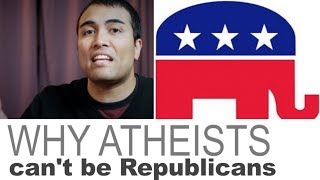 Why atheists CANT BE Republicans [upl. by Llevram]