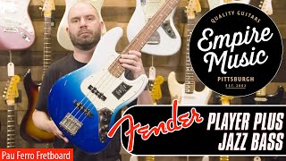 Fender Player Plus Jazz Bass Pau Ferro Fretboard  EMPIRE MUSIC [upl. by Sug]