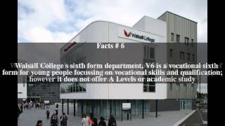 Walsall College Top  10 Facts [upl. by Aihtibat]