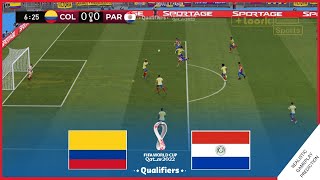 ⚽COLOMBIA vs PARAGUAY  Eliminatorias Qatar 2022  Nov 16 2021  Simulación Realista [upl. by Ariahaj]