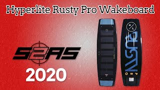 Hyperlite Rusty Pro 2020 wakeboard review [upl. by Onibas967]