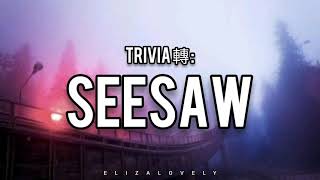 Trivia 轉  Seesaw SUGA BTS PronunciaciónEasy LyricsLetra fácil [upl. by Nylynnej]