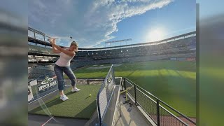 Kristens Kudos Golfing at Camden Yards [upl. by Ecirehs]