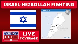 IsraelHezbollah Fighting  LIVE Breaking News Coverage Fears of War in Lebanon [upl. by Aibos650]