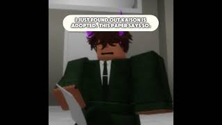 The Adoption Part 1 Roblox brookhaven [upl. by Rita]