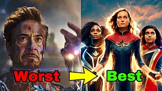 Every Mcu movie ranked worst to best [upl. by Ardnad]