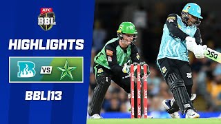 Brisbane Heat v Melbourne Stars  BBL13 [upl. by Aitnas]