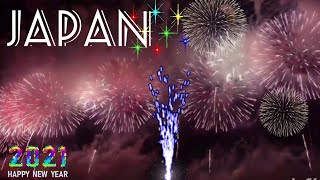 JAPAN NEW YEAR 2021 FIREWORKS DISPLAY [upl. by Clari]