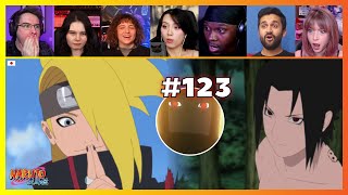 Naruto Shippuden Episode 123  Sasuke vs Deidara I  Reaction Mashup ナルト 疾風伝 [upl. by Ecirtnahc340]