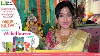 madhavi latha about unic millet malt  get 24 health benefits with 100 millets [upl. by Mollee]