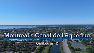 Montréal along the Canal de lAqueduc Quebec in 4K [upl. by Jonny]