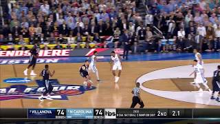 Villanova vs North Carolina Kris Jenkins shot wins national title [upl. by Norven478]