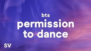 BTS  Permission to Dance Lyrics [upl. by Wandis753]