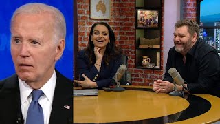 TV hosts react as Biden crashes and burns in trainwreck Presidential debate [upl. by Sueaddaht]