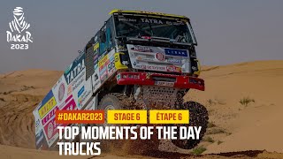 Trucks Top moments  Stage 6  Dakar2023 [upl. by Dohsar874]