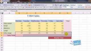 Excel For Beginners spreadsheets HD [upl. by Idnib]