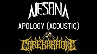 Alesana  Apology Acoustic Karaoke Instrumental [upl. by Boys478]